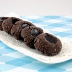 Dark Chocolate-Almond Crackles & Chocolate Thumbprints