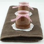 Chocolate Chantilly A photo of 2 Chocolate Chantilly desserts in glass cups.