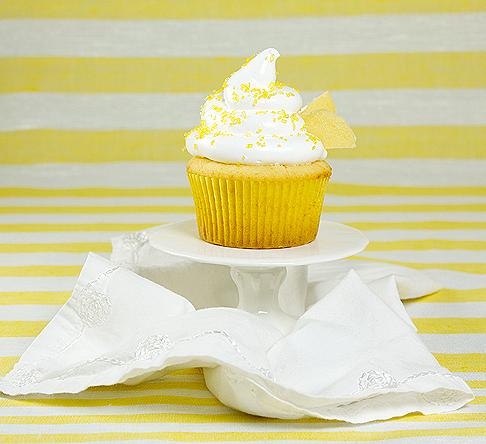 Beehive Cupcakes A photo of a Beehive Cupcake on a mini cupcake stand.