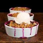 Raspberry and Blueberry, Pistachio-Almond Crumble
