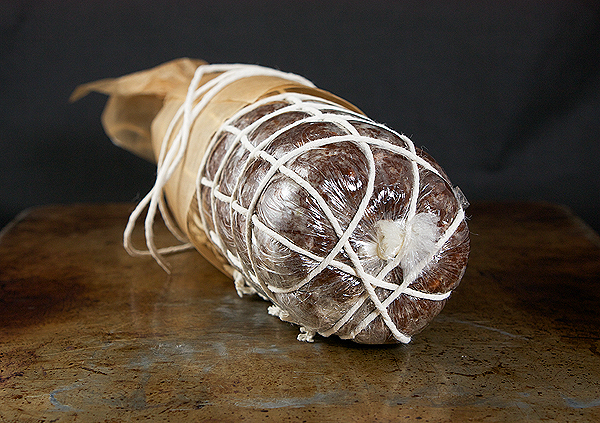 Chocolate Dessert A photo of a Chocolate Dessert, Chocolate Salami made to resemble savoury salami.