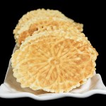 Pizzelle-Ferratelle {Italian Waffle Cookies} A photo of traditional Italian Cookies, Pizzelle-Ferratelle {Italian Waffle Cookies} originally made in the Abruzzi region.