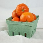 A photo of a basket of clementines used in Clementine Custard.