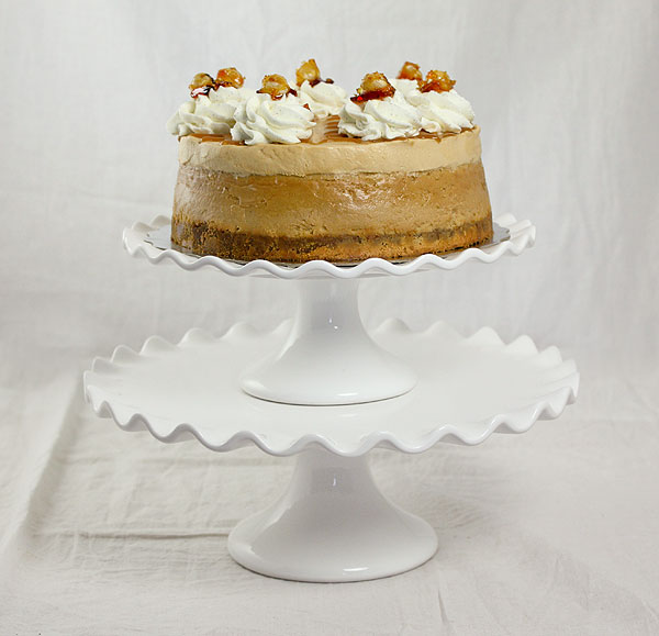 Grace's Sweet Life Dulce de Leche Cheesecakes with Caramel Mousse